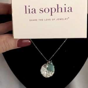 LiaSophia Poplar 16-19 Necklace Pearl/Turquoise